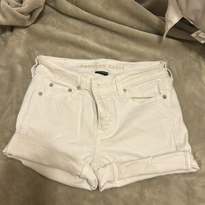 white american eagle jean shorts!